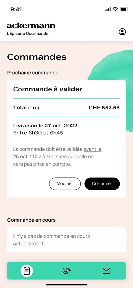 Une prise de commande facilitée